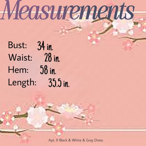 Apt. 9 Sleeveless Fit & Flare A-Line Dress Abstract Gray & Black Print SZ Medium - Picture 11 of 11